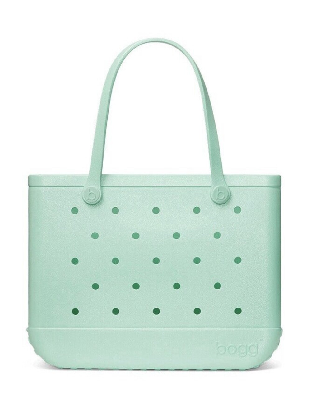 New Original Bogg Bag Large Seafoam Green Waterproof Tote Perforated Design NWT